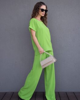 Фото вещи ISSA Plus Костюм (12766_green) Женское, цвет - Зелёный, материал - Хлопок