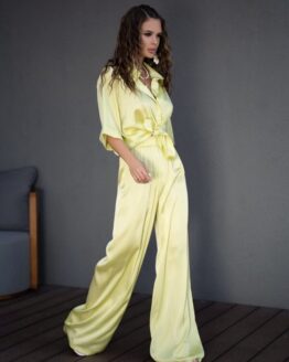 Фото вещи ISSA Plus Костюм (14100_yellow) Женское, цвет - Жёлтый, материал - Шелк