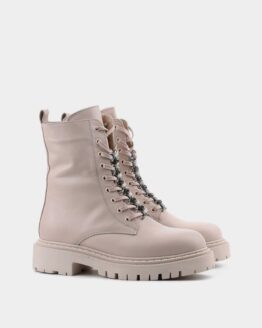 Фото вещи LeBERDES Ботинки (00000014240) Женское, цвет - Бежевый, материал - Кожа