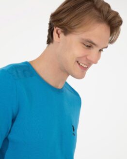 Фото вещи US Polo Джемпер (G081SZ0TK.000.1428974.VR077) Мужское цвет - Синий материал - Хлопок