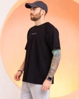 Фото вещи ISSA Plus Футболка (GN-523_black) Мужское, цвет - Чёрный, материал - Хлопок/полиэстер