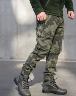 Фото вещи ISSA Plus Карго (GN-480_khaki) Мужское, цвет - Хаки, материал - Хлопок