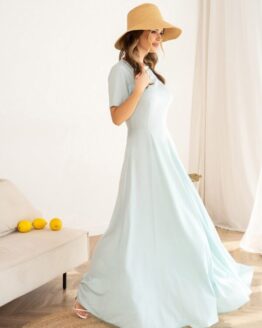 Фото вещи ISSA Plus Платье макси (13995_mint) Женское, цвет - Мятный, материал - Полиэстер