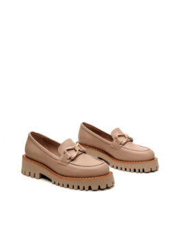 Фото вещи Alex Bell Лоферы (1169940) Женское, цвет - Бежевый, материал - Кожа