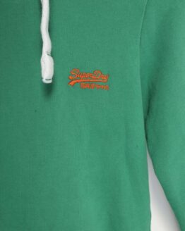 Фото вещи Superdry Худи (SPD6) Унисекс цвет - Зелёный материал - Хлопок