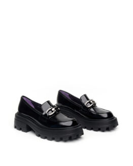 Фото вещи Alex Bell Лоферы (1170119) Женское, цвет - Чёрный, материал - Лаковая натуральная кожа