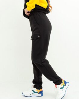 Фото вещи ISSA Plus Брюки повседневные (13633_black) Женское, цвет - Чёрный, материал - Хлопок