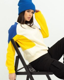 Фото вещи ISSA Plus Свитшот (13616_milky) Женское, цвет - Молочный, материал - Хлопок