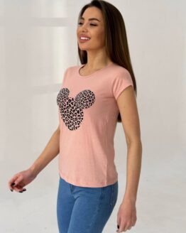 Фото вещи ISSA Plus Футболка (WN20-434_peach) Женское, цвет - Персик, материал - Хлопок