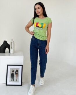 Фото вещи ISSA Plus Футболка (WN20-438_lightgreen) Женское, цвет - Салатовый, материал - Хлопок