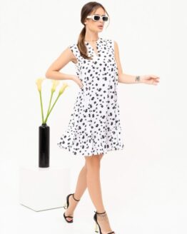 Фото вещи ISSA Plus Платье мини (13890_white) Женское, цвет - Белый, материал - Полиэстер