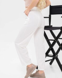 Фото вещи ISSA Plus Штаны спортивные (13693_white) Женское, цвет - Белый, материал - Хлопок