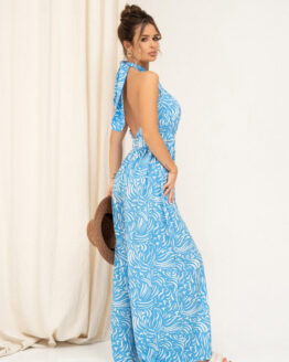 Фото вещи ISSA Plus Комбинезон (13827_blue) Женское, цвет - Голубой, материал - Полиэстер