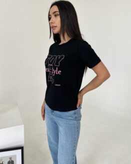 Фото вещи ISSA Plus Футболка (WN20-463_black) Женское, цвет - Чёрный, материал - Вискоза