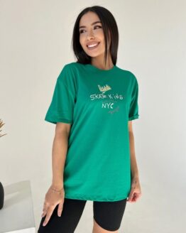 Фото вещи ISSA Plus Футболка (WN20-443_green) Женское, цвет - Зелёный, материал - Хлопок