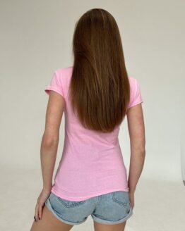 Фото вещи ISSA Plus Футболка (WN20-476_pink) Женское, цвет - Розовый, материал - Хлопок