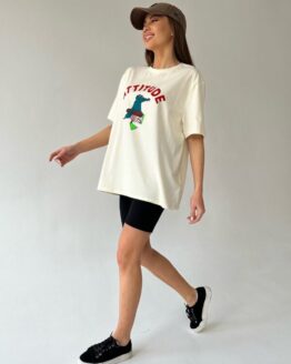 Фото вещи ISSA Plus Футболка (WN20-458_beige) Женское, цвет - Бежевый, материал - Вискоза