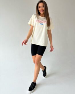 Фото вещи ISSA Plus Футболка (WN20-460_beige) Женское, цвет - Бежевый, материал - Хлопок/вискоза