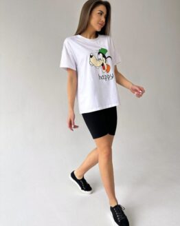 Фото вещи ISSA Plus Футболка (WN20-454_white) Женское, цвет - Белый, материал - Хлопок/вискоза