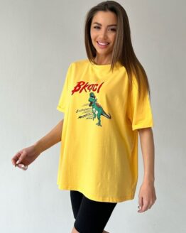 Фото вещи ISSA Plus Футболка (WN20-444_yellow) Женское, цвет - Жёлтый, материал - Хлопок/вискоза