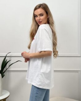 Фото вещи ISSA Plus Футболка (WN20-458_white) Женское, цвет - Белый, материал - Хлопок/вискоза