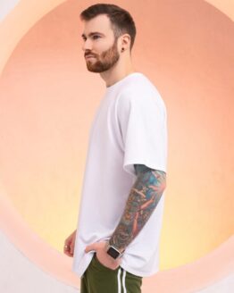 Фото вещи ISSA Plus Футболка (GN-518_white) Мужское, цвет - Белый, материал - Хлопок/полиэстер