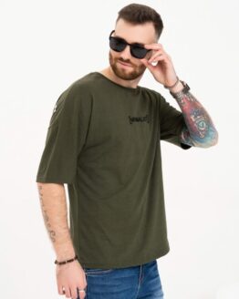 Фото вещи ISSA Plus Футболка (GN4-102_khaki) Мужское, цвет - Хаки, материал - Хлопок