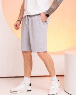 Фото вещи ISSA Plus Шорты (GN-527_lightgray) Мужское, цвет - Серый, материал - Хлопок/полиэстер