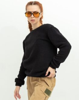 Фото вещи ISSA Plus Свитшот (13607_black) Женское, цвет - Чёрный, материал - Шерсть