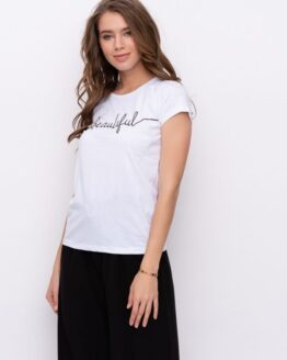 Фото вещи ISSA Plus Футболка (WN9-10_white) Женское, цвет - Белый, материал - Хлопок