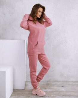 Фото вещи ISSA Plus Спортивный костюм (12236B_pink) Женское, цвет - Розовый, материал - Хлопок