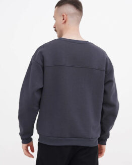 Фото вещи Chikiss Свитшот (CMS002-017) Мужское цвет - Графит материал - Хлопок