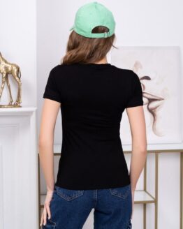 Фото вещи ISSA Plus Футболка (13778_black) Женское, цвет - Чёрный, материал - Вискоза