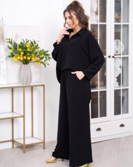 Фото вещи ISSA Plus Костюм (13240_black) Женское, цвет - Чёрный, материал - Хлопок