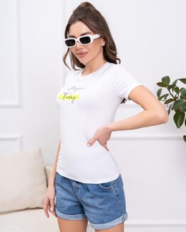 Фото вещи ISSA Plus Футболка (13778_white) Женское, цвет - Белый, материал - Вискоза