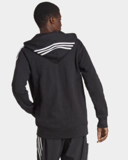 Фото вещи adidas Кофта спортивная (CN3498) Мужское, цвет - Чёрный, материал - Хлопок