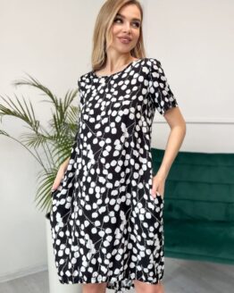 Фото вещи ISSA Plus Платье мини (13853_black) Женское, цвет - Чёрный, материал - Полиэстер