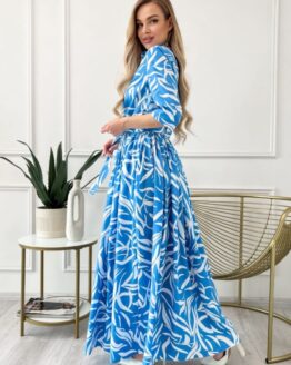 Фото вещи ISSA Plus Платье макси (13814_blue) Женское, цвет - Голубой, материал - Полиэстер