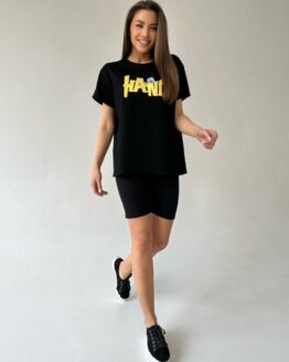 Фото вещи ISSA Plus Футболка (WN20-459_black) Женское, цвет - Чёрный, материал - Хлопок/вискоза