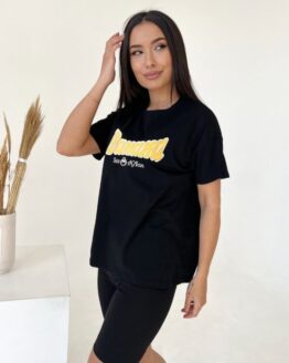 Фото вещи ISSA Plus Футболка (WN20-451_black) Женское, цвет - Чёрный, материал - Хлопок/вискоза