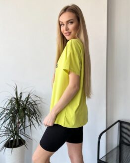 Фото вещи ISSA Plus Футболка (WN20-448_lightgreen) Женское, цвет - Салатовый, материал - Хлопок/вискоза