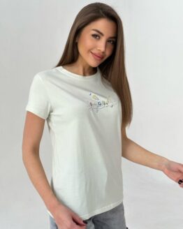 Фото вещи ISSA Plus Футболка (WN20-445_mint) Женское, цвет - Мятный, материал - Хлопок/вискоза