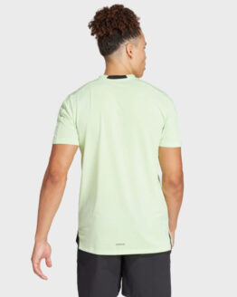 Фото вещи adidas Футболка спортивная (IS3813) Мужское цвет - Зелёный материал - Переработанный полиэстер