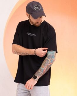 Фото вещи ISSA Plus Футболка (GN-522_black) Мужское, цвет - Чёрный, материал - Хлопок/полиэстер