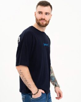 Фото вещи ISSA Plus Футболка (GN4-102_darkblue) Мужское, цвет - Синий, материал - Хлопок