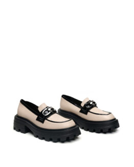 Фото вещи Alex Bell Лоферы (1170188) Женское, цвет - Бежевый, материал - Кожа