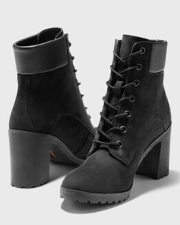 Фото вещи Timberland ALLINGTON 6-INCH LACE Бoтильоны (TG2273) Женское, цвет - Чёрный, материал - Нубук