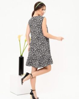 Фото вещи ISSA Plus Платье мини (13888_black) Женское, цвет - Чёрный, материал - Полиэстер