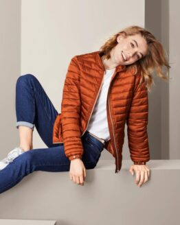Фото вещи Tchibo Демисезонная куртка (T1672787336) Женское, цвет - Оранжевый, материал - Полиамид