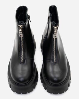 Фото вещи ISSA Plus Ботинки (OB2-278_black) Женское, цвет - Чёрный, материал - Кожа